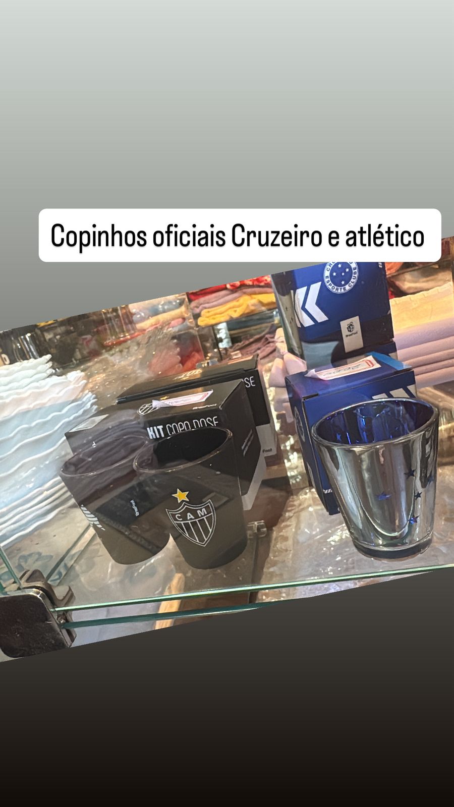 copinhos oficiais cruzeiro e atletico