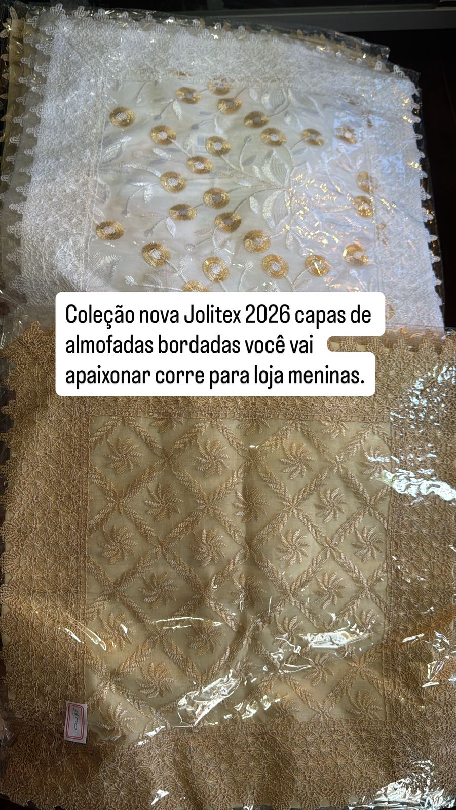 capas de almofadas jolitex bordadas colecao nova
