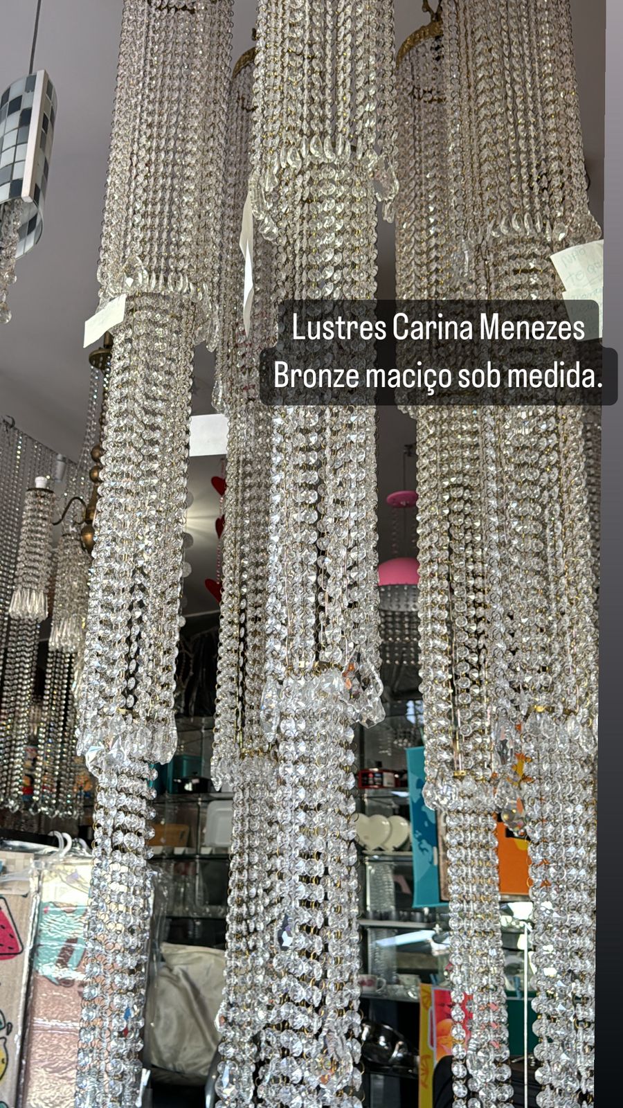 Lustre de Bronze Maciço Sob Medida